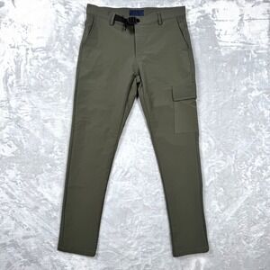 Nomad OLV Tech Cargo Pants Men's 32x32 Olive Slim Fit Stretch Hiking Outdoor